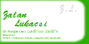 zalan lukacsi business card
